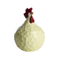 Ruth Vetter Henne geschnitzt in Gelb M