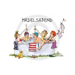 Künstler-Karte B. Freundlieb Mädelsabend Künstler-Karte B. Freundlieb Mädelsabend