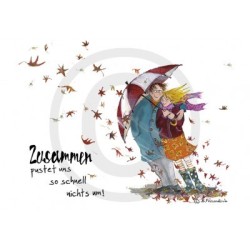 Künstler-Karte B. Freundlieb Zusammen Künstler-Karte B. Freundlieb Zusammen