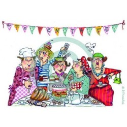 Künstler-Karte B. Freundlieb Tortentanten Künstler-Karte B. Freundlieb Tortentanten