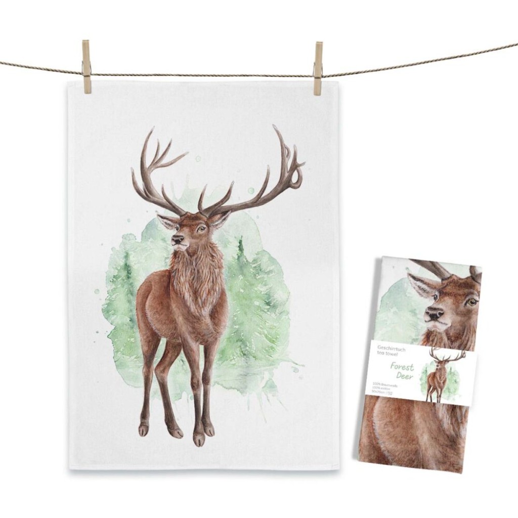 Geschirrtuch Hirsch Geschirrtuch Hirsch