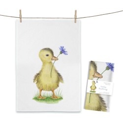 Geschirrtuch MALUU "Lovely Duckling", Entenküken, Aquarell-Design, OEKO-TEX® zertifiziert Geschirrtuch MALUU "Lovely Duckling", Entenküken, Aquarell-Design, OEKO-TEX® zertifiziert