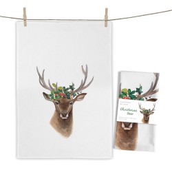 Geschirrtuch von Maluu Hirsch