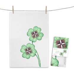 Geschirrtuch von Maluu Kleeblatt