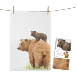 Geschirrtuch von Maluu Mama Bär