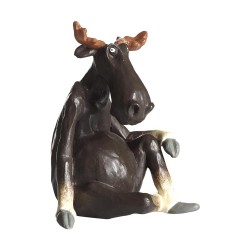 Cecilia Carlsson - Elch - chillend - 8cm Cecilia Carlsson - Elch - chillend - 8cm