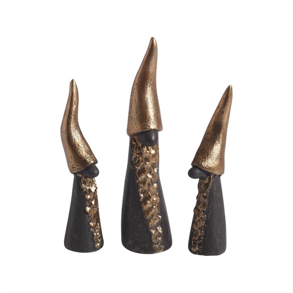 Ruth Vetter Weihnachtsmann Tall Santa Bronze 3er Set Ruth Vetter Weihnachtsmann Tall Santa Bronze 3er Set