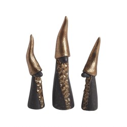 Ruth Vetter Weihnachtsmann Tall Santa Bronze 3er Set