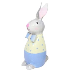 Osterhase Eddy, blau, 15 cm