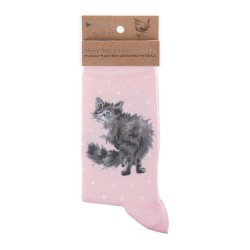 Motivsocken - Katze - Wrendale Designs - Damensocken - 37-42 Motivsocken - Katze - Wrendale Designs - Damensocken - 37-42