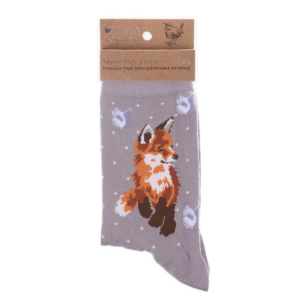Motivsocken - Fuchs - Wrendale Designs - Damensocken - 37-42 Motivsocken - Fuchs - Wrendale Designs - Damensocken - 37-42