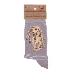Motivsocken - Hundewelpe - Wrendale Designs - Damensocken - 37-42 Motivsocken - Hundewelpe - Wrendale Designs - Damensocken - 37-42