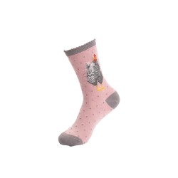 Motivsocken - Huhn - Wrendale Designs - Damensocken - 37-42