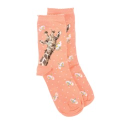 Motivsocke - Giraffe- Wrendale Designs - Damensocken - 37-42 Motivsocke - Giraffe- Wrendale Designs - Damensocken - 37-42