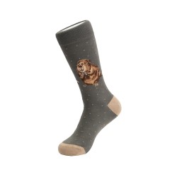 Motivsocken - Biber- Wrendale Designs - Herrensocken - 41-46