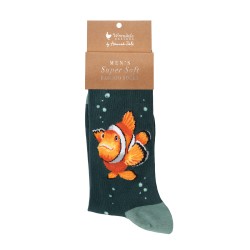 Motivsocken - Clownfisch - Wrendale Designs - Herrensocken - 41-46