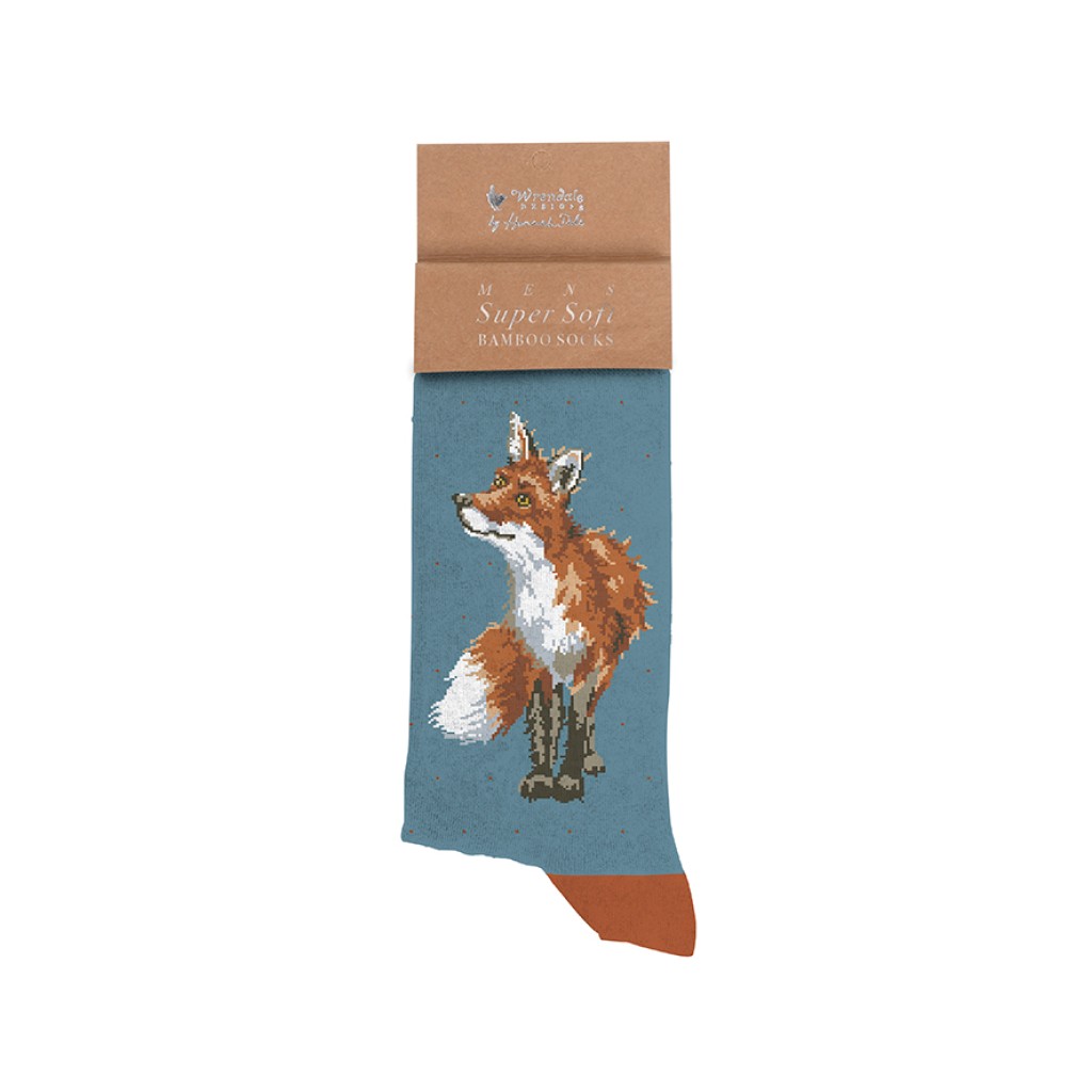 Motivsocken - Fuchs - Wrendale Designs - Herrensocken - 41-46 Motivsocken - Fuchs - Wrendale Designs - Herrensocken - 41-46