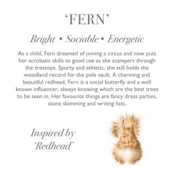 Wrendale Design -  Kuscheltier - Eichhörnchen Fern