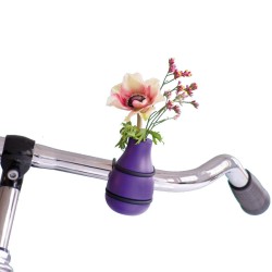 Fahrradvase Frieda lila