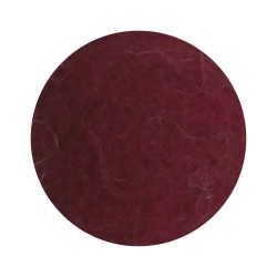 Gry & Sif Filzblume, 2 cm, Dunkelrot