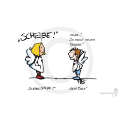 Frühstücksbrettchen Miriam Kramer Positiv denken!