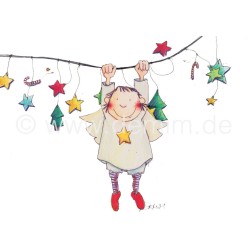 Postkarte Miriam Kramer Weihnachtsengel