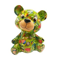 Pomme Pidou Spardose Bär Toto Grün