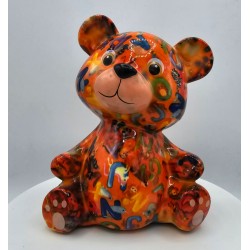 Pomme Pidou Spardose Bär Toto Orange