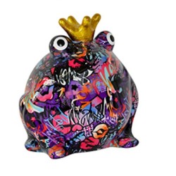 Pomme Pidou Spardose Frosch Freddy Grafitti F