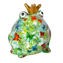 Pomme Pidou Spardose Frosch Schmetterlinge