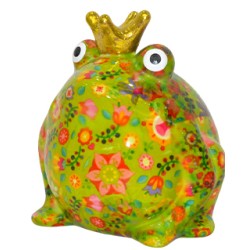 Pomme Pidou Spardose Frosch Blumen