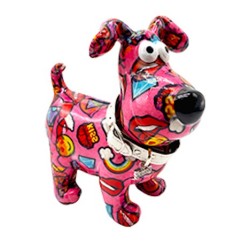 Pomme Pidou Spardose Hund Hugo Streetart D