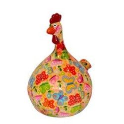 Pomme Pidou Spardose Huhn - Marie - Schmetterlinge