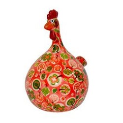 Pomme Pidou Spardose Huhn - Marie - Orange