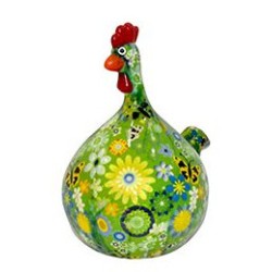 Pomme Pidou Spardose Huhn - Marie - Grün