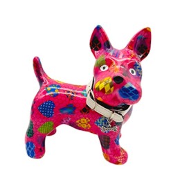 Pomme Pidou Spardose Hund Boomer Rosa Herzen