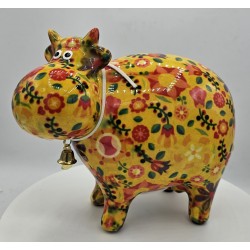 Pomme Pidou Spardose Kuh Gelb