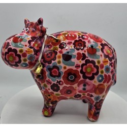 Pomme Pidou Spardose Kuh Rosa