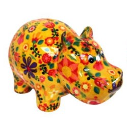 Pomme Pidou Spardose Nilpferd Gelb