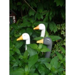 Gartenstecker Gänsehälse 3er Set /Mix