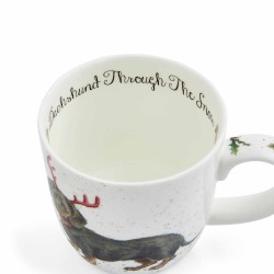 Wrendale Design Tasse Weihnachtsdackel , 0.3 ltr.