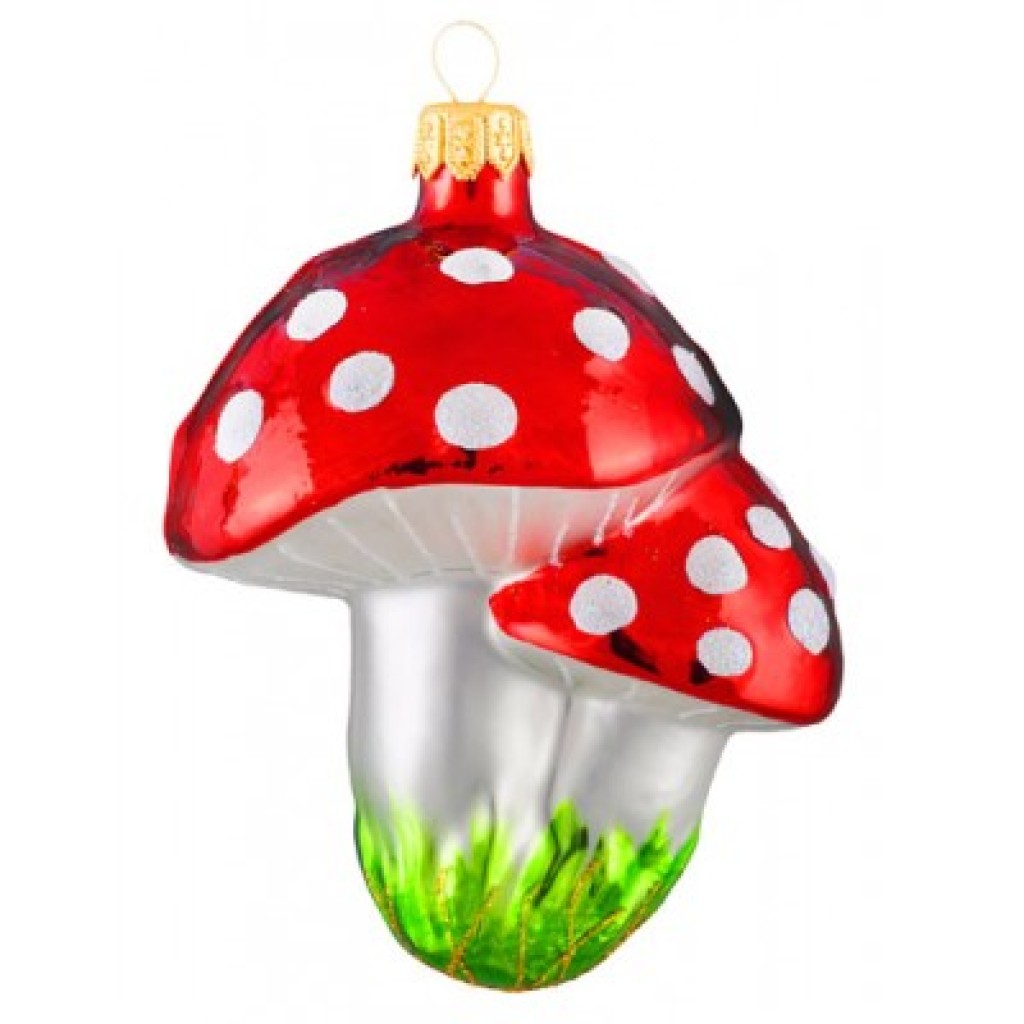 Christbaumschmuck Pilz-Paar Christbaumschmuck Pilz-Paar
