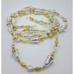 Gablonzer Christbaumschmuck Kette ca. 185cm