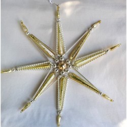 Gablonzer Christbaumschmuck Stern 25cm