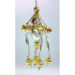 Gablonzer Christbaumschmuck Kugelornament 15cm