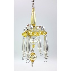 Gablonzer Christbaumschmuck Kugelornament 9cm