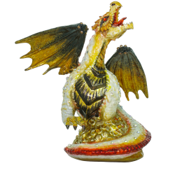 Christbaumschmuck Drache  Hüter des Schatzes