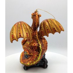 Christbaumschmuck Goldener Drache
