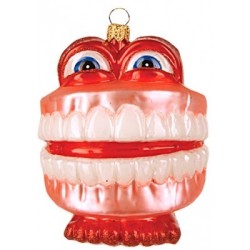 Christbaumschmuck fröhliches Gebiss Christbaumschmuck fröhliches Gebiss