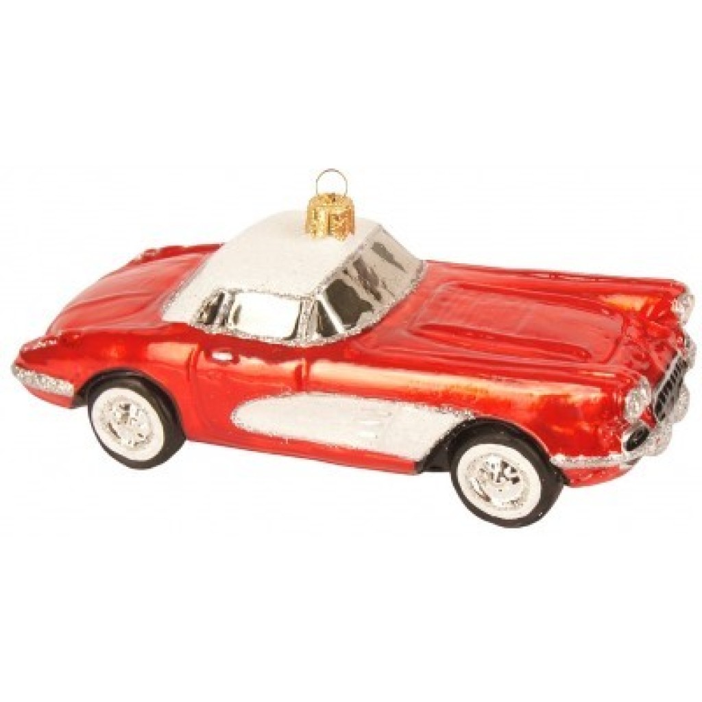 Christbaumschmuck roter Oldtimer Christbaumschmuck roter Oldtimer